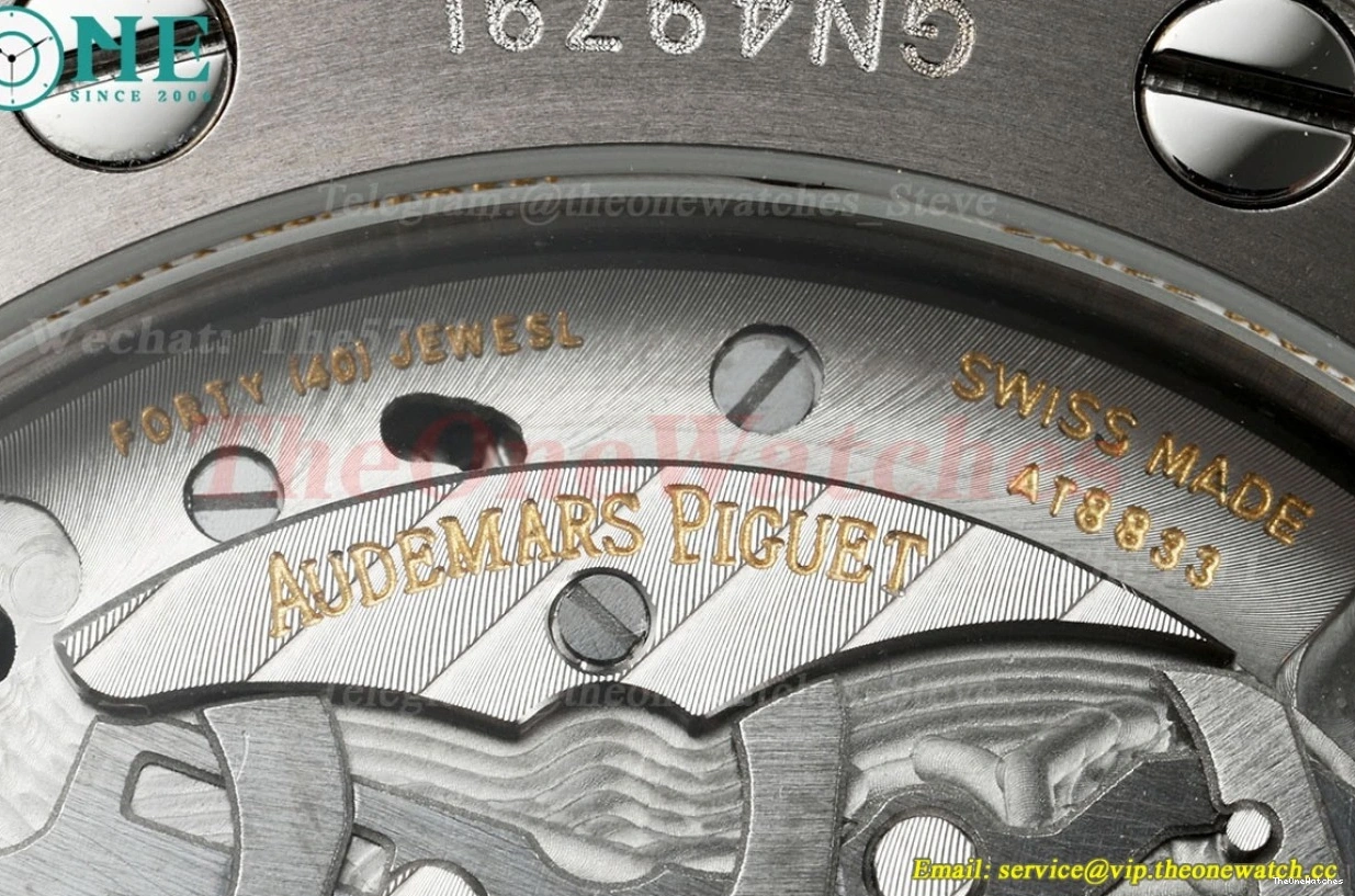 SS Oak Offshore 26420 Royal Wht APPF Blue A4401 RU 43mm 0331